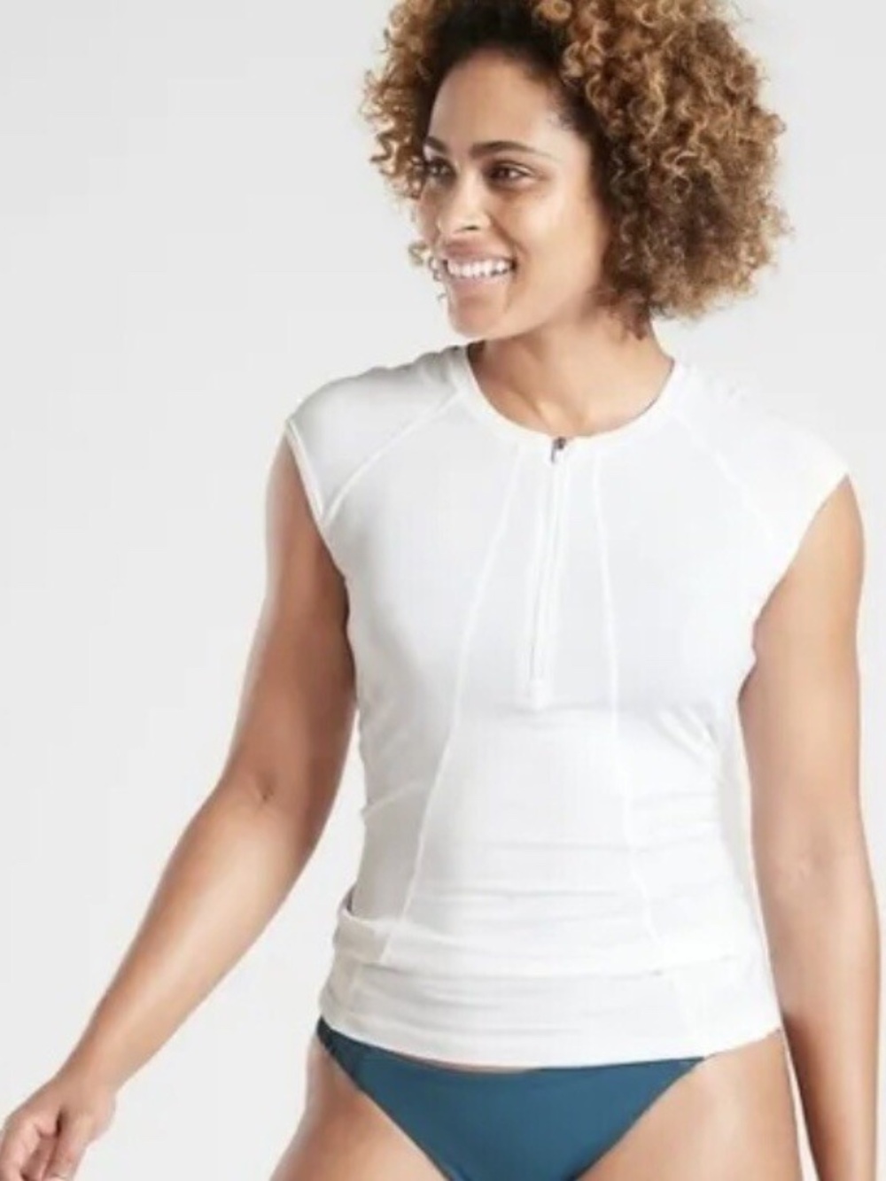 Athleta. Pacifica UPF Tank 2. White.